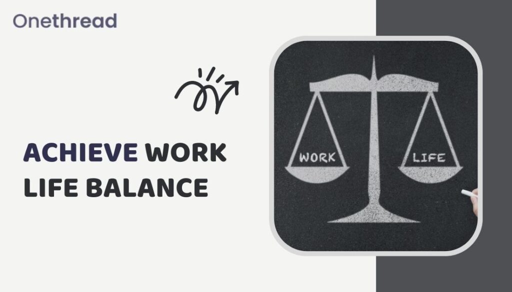 life balance is about priorities
