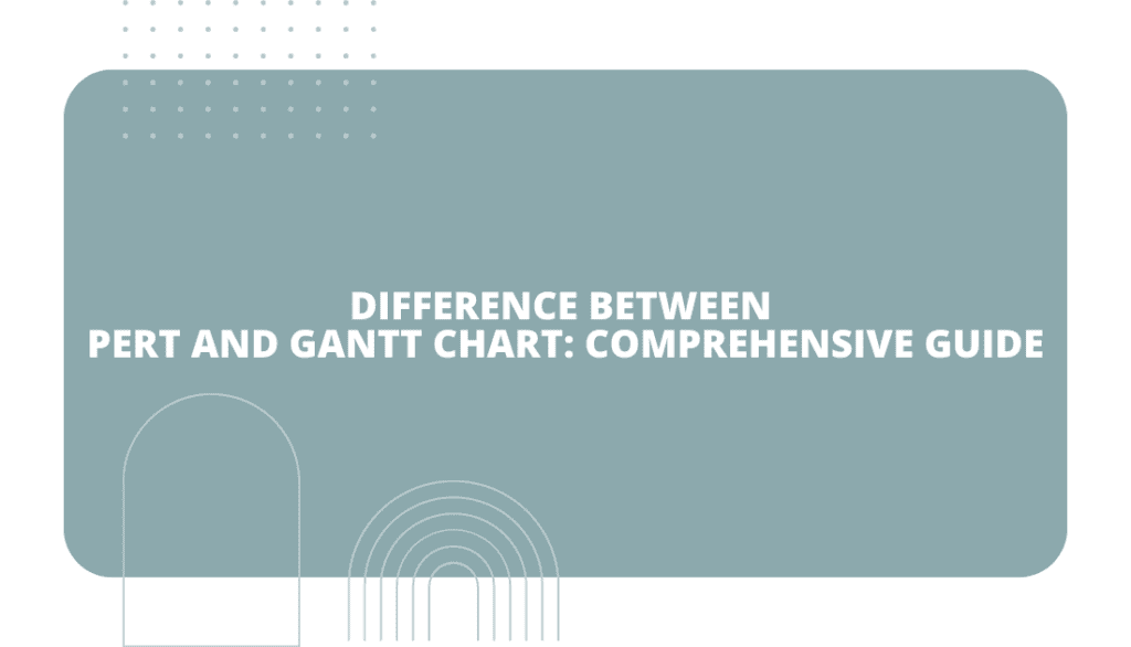 difference between pert and gantt chart