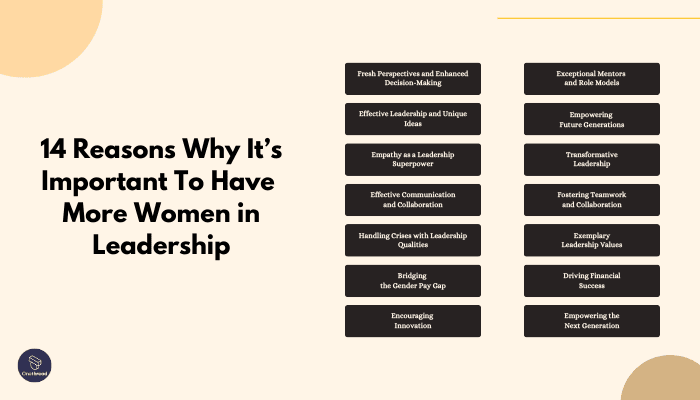 14 Reasons Why It’s Important To Have More Women in Leadership