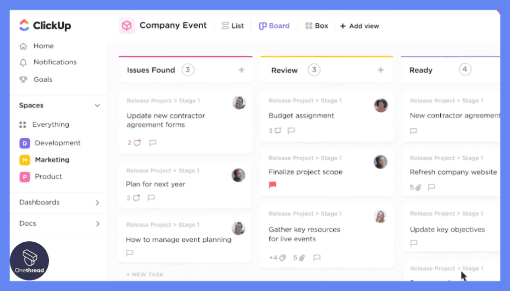 Clcikup-Task Management