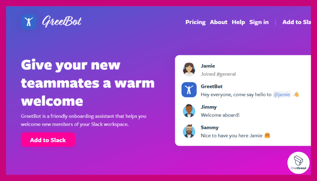 GreetBot