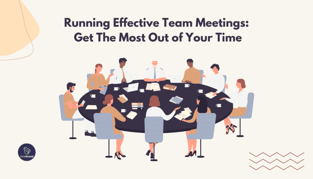 Running effective team meetings
