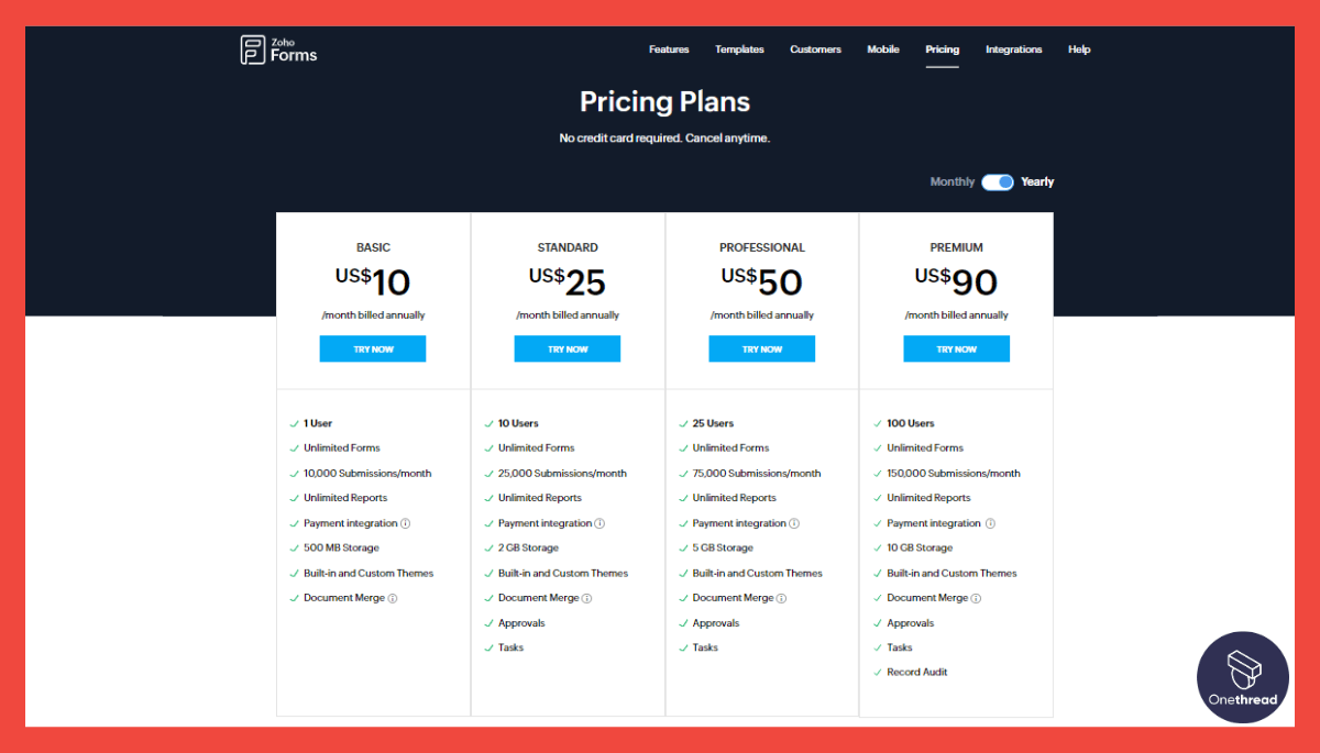 Top 9 Formstack Alternatives and Competitors of 2023 | Onethread