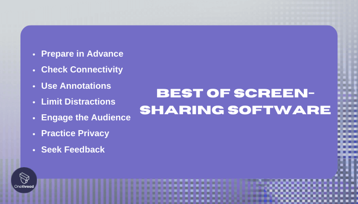 Getting the Most Out of Screen-Sharing Software