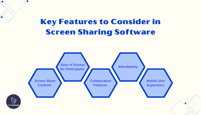 Key Features to Consider in Screen Sharing Software