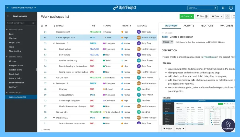 OpenProject-Project Management.