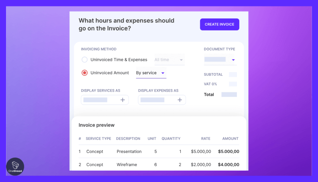 Productive-Invoice Templates