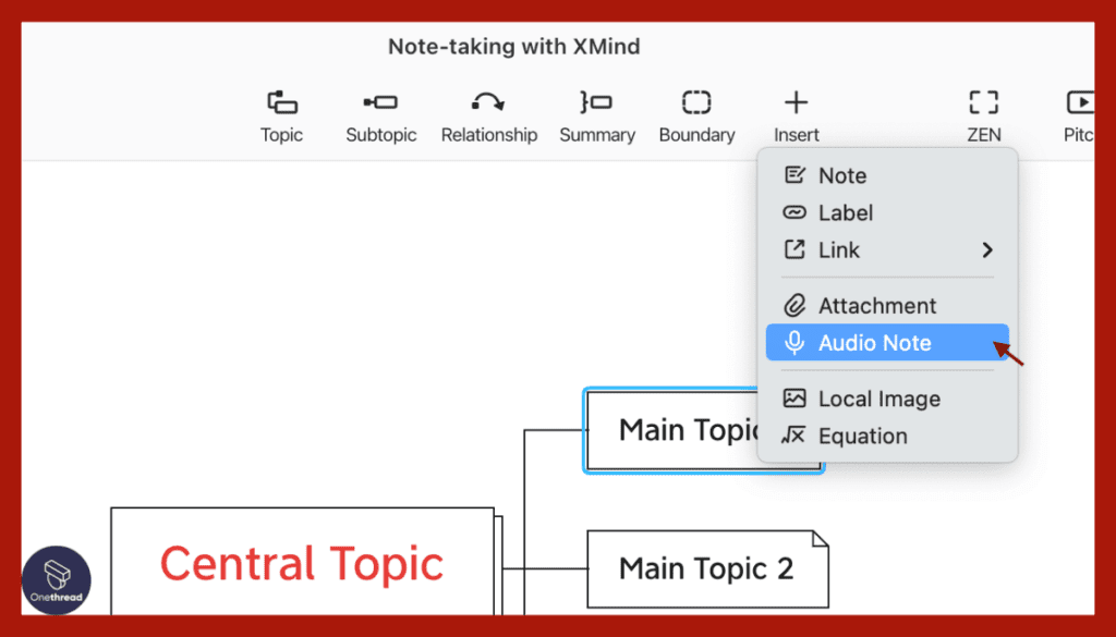 XMind-Audio Notes