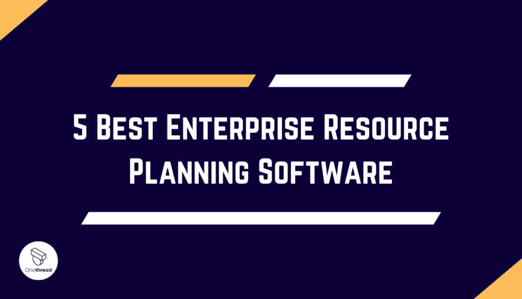 best enterprise resource planning software