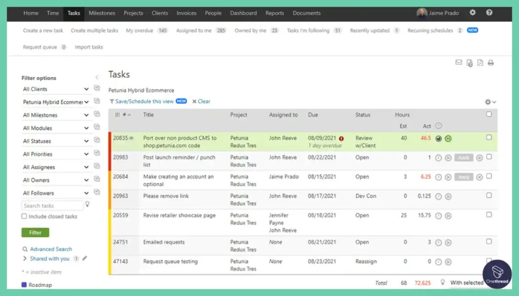 Intervals-Task Management