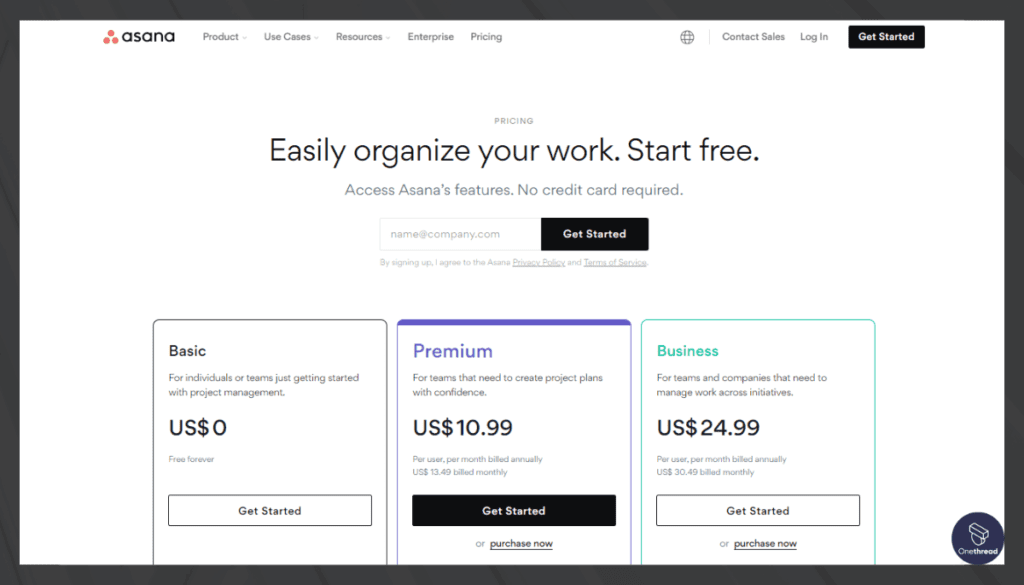 Asana-Pricing