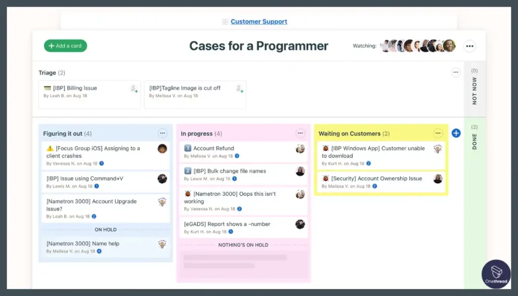 Basecamp-Kanban Board