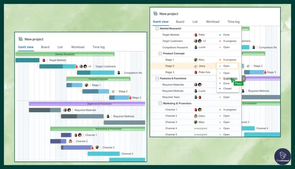 GanttPro-Team Management and Progress Tracking.