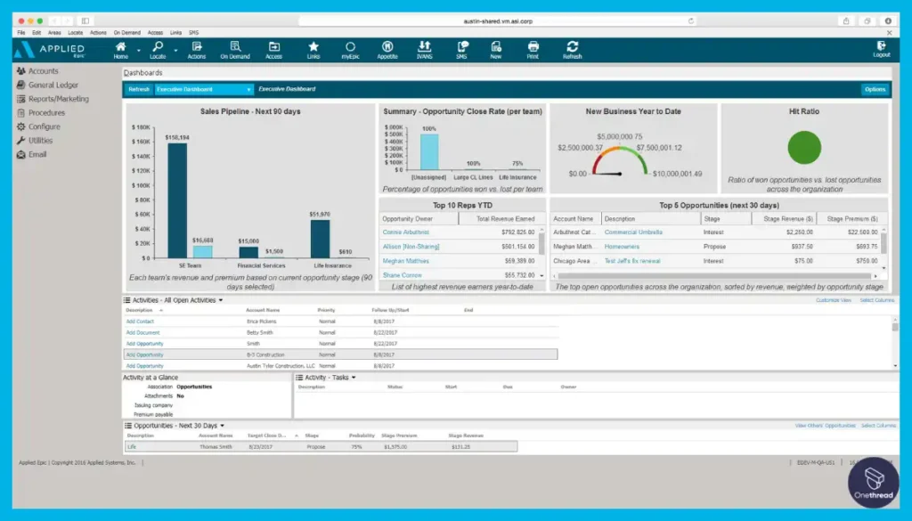 Applied Epic-Dashboard.