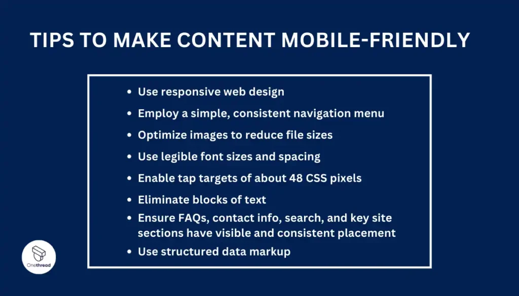 how to make your content mobile-friendly