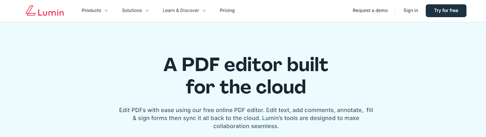 PDF editor