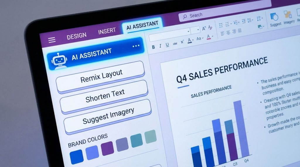 PlusAI — build smarter slides insidePowerPoint and Google Slides