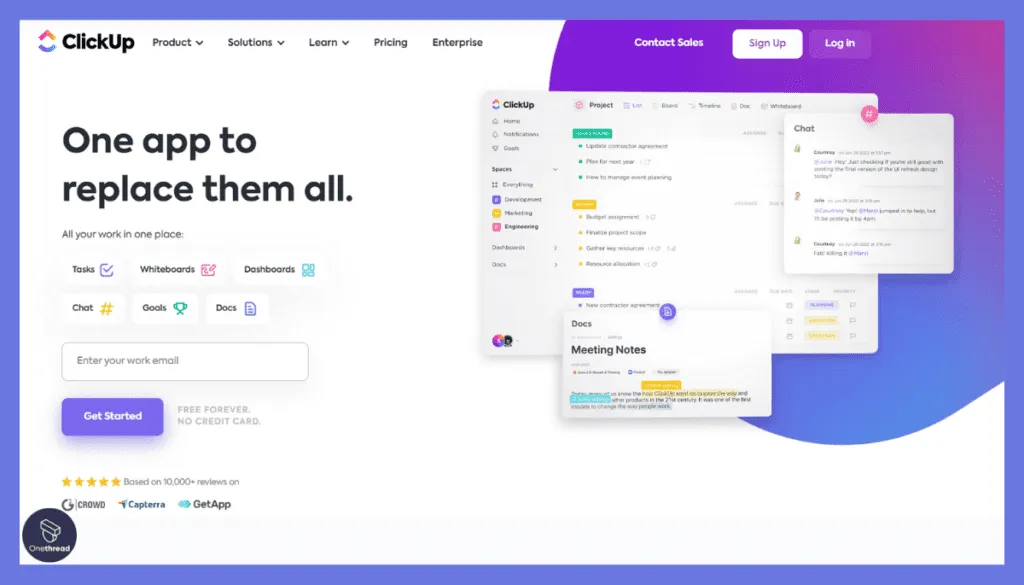 ClickUp-home