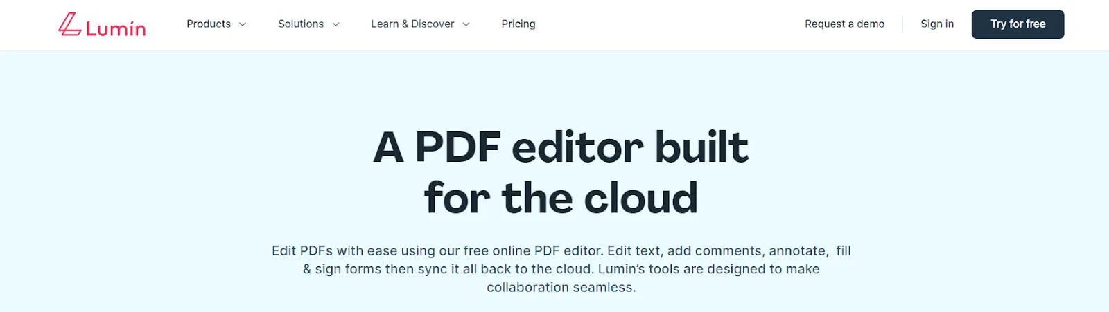 PDF editor