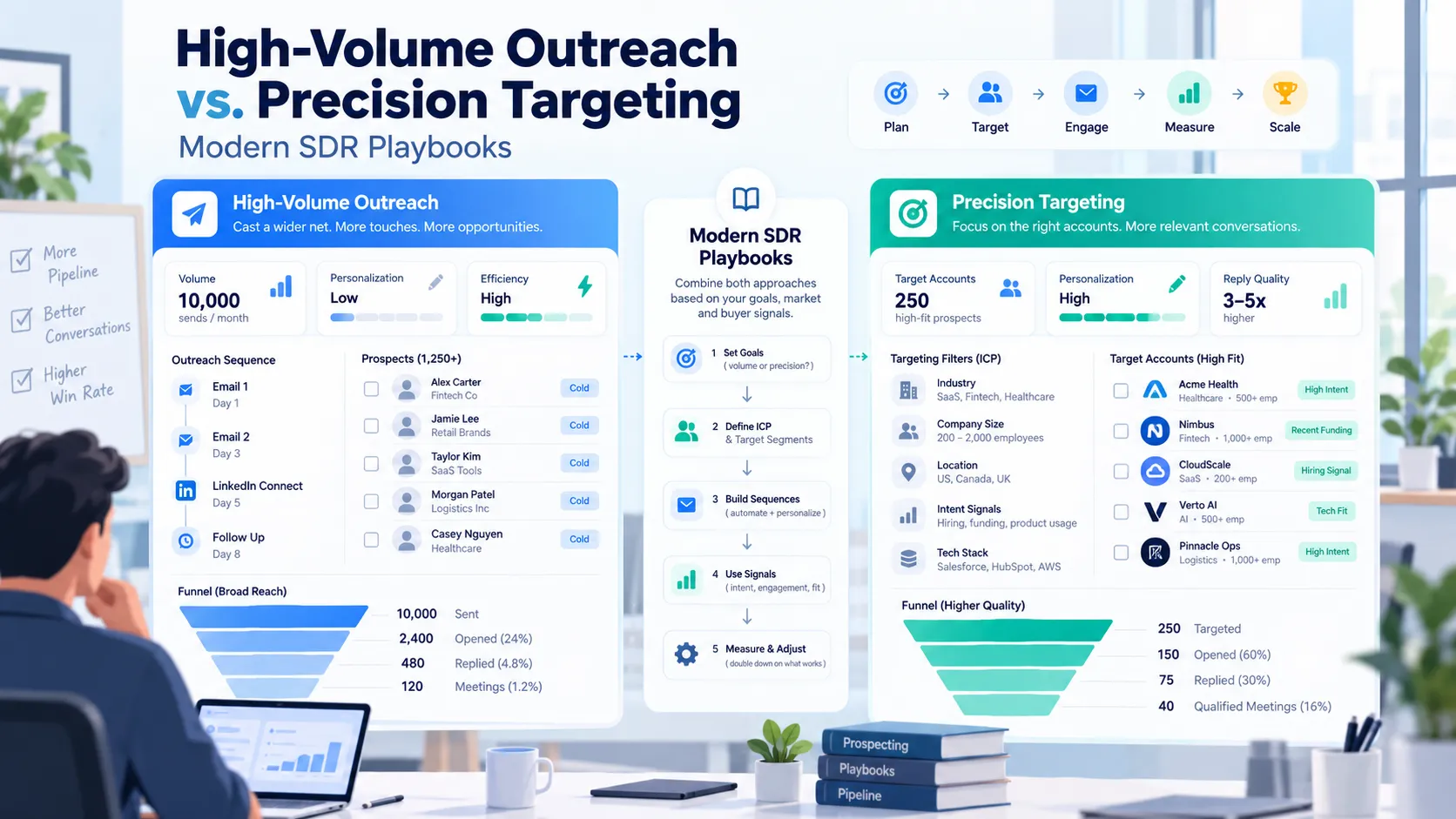 High Volume vs Precision Targeting
